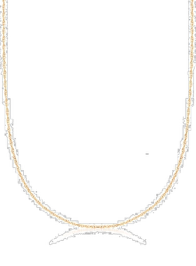 自营 Ross-Simons 意大利 1 毫米 14 节黄金绳链项链 - 18 英寸