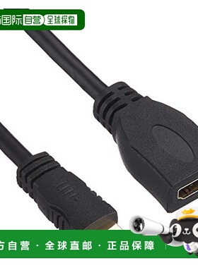 【日本直邮】Elecom转换数据线HDMI TypeA对HDMI Mini TypeC黑色