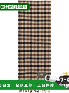 1h可退 香港直邮GANNI 甘尼 女士 棕色 Graphic Wool 围巾 A6668