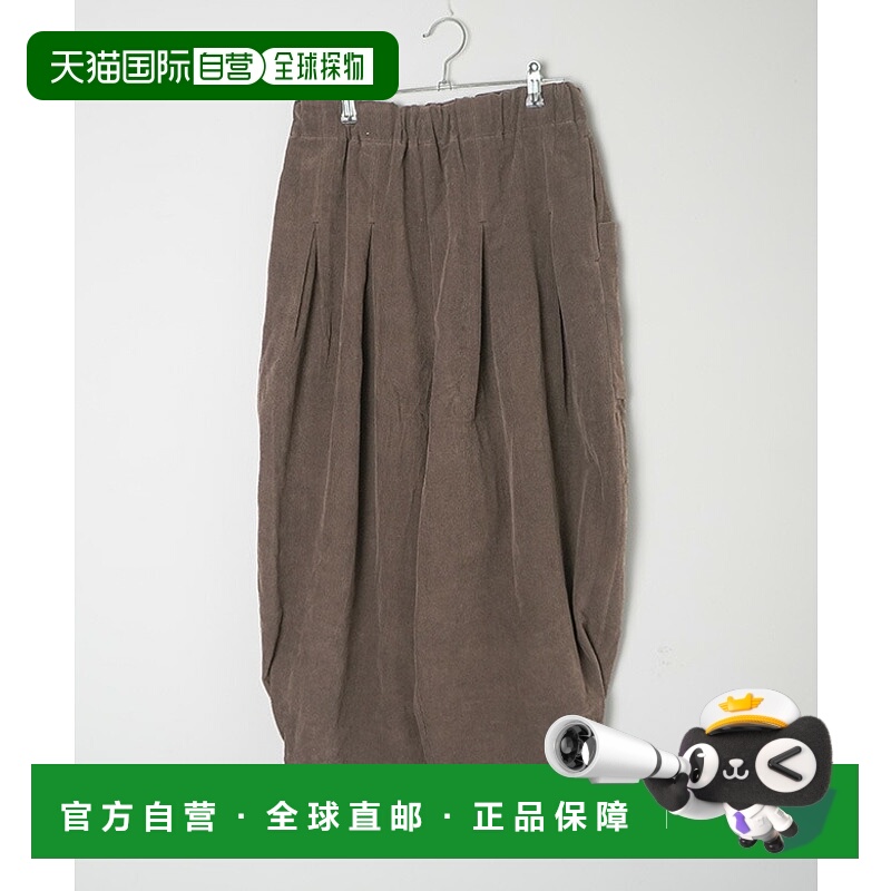 日本直邮tumugu 柔软薄灯芯绒茧型裤 [TB25334]