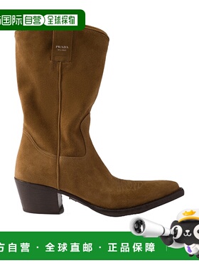 香港直邮Prada 尖头长筒靴 1U001O054F045