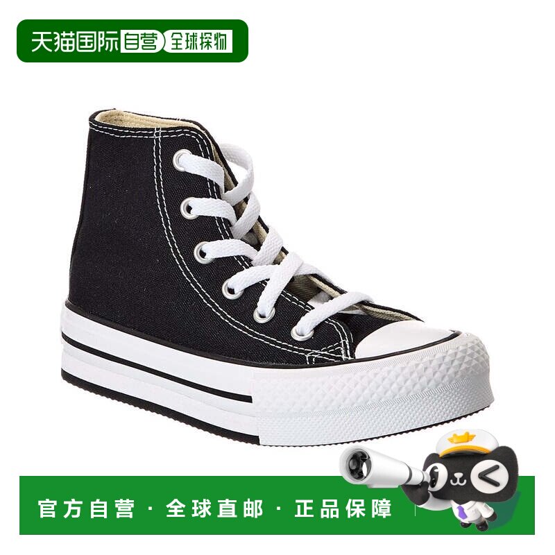 自营converse匡威Chuck Taylor全明星Eva Lift帆布高帮运动鞋-黑
