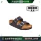 软鞋 Arizona 床皮革凉鞋 直发 Birkenstock 美国奥莱 黑色