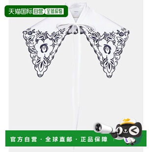 1h可退 香港直邮Patou 女士 刺绣棉府绸领背心 white白色 舒适时