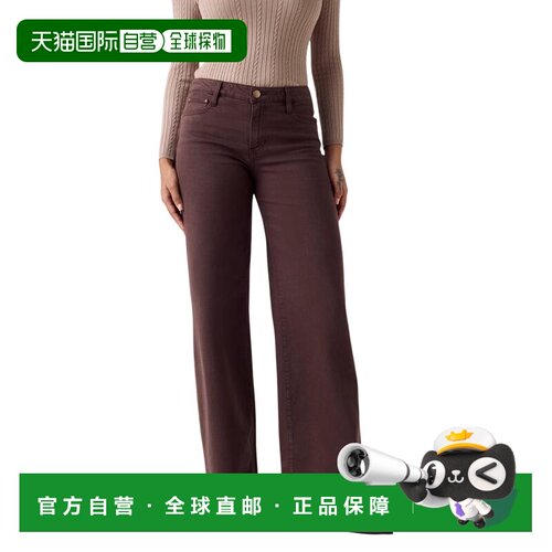 1h可退 香港直邮GUESS 女士休闲裤 W4GA96WDP85G1EB SS2026 棕色