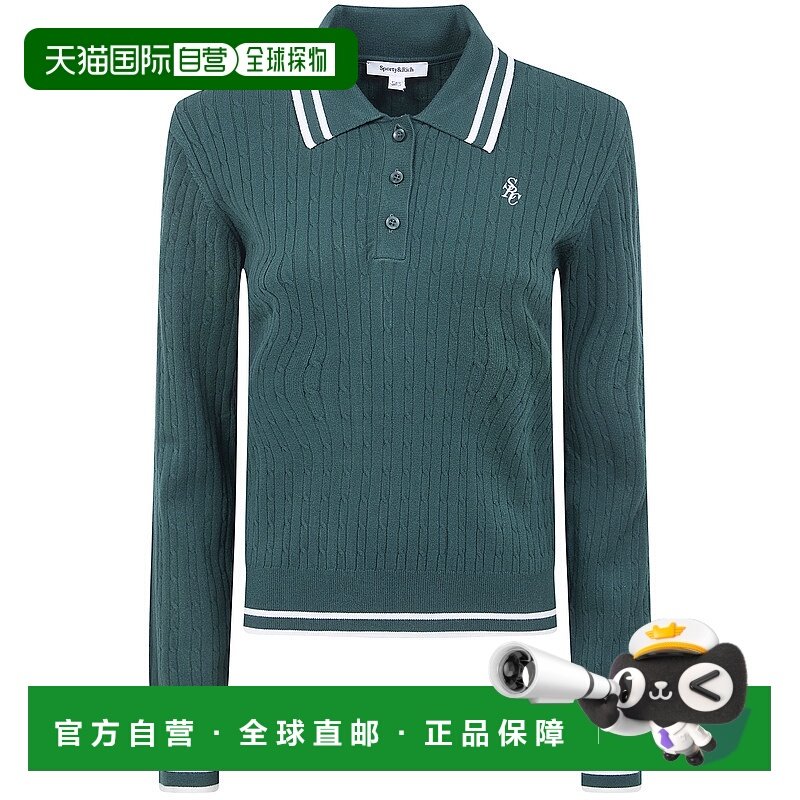 欧洲直邮sporty & rich 女士 Polo衫针织衫学院风,女装/女士精品,POLO衫,淘宝优惠券,粉丝福利购,淘宝优惠卷