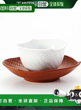 日本直邮Meissen Wave Play 白色 29620 85759 小杯 8.5cm（带碟