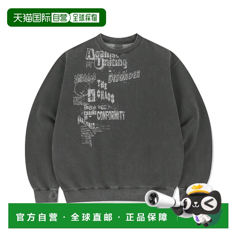 韩国直邮MAHAGRID 男士卫衣MG2EFMM457ACH DISORDER PIGMENT SWEA