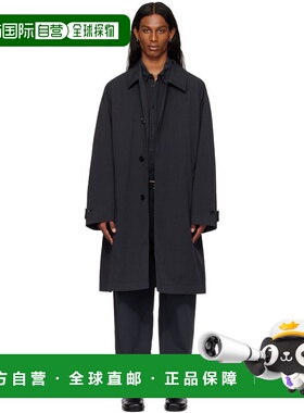 1h可退 香港直邮Lemaire 男士 灰色大衣 CO1105LF1228 舒适时尚