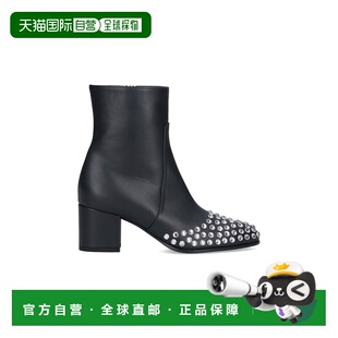 粗跟短筒靴 1h可退 女士 Alaia AA3B089CK291短靴 香港直邮潮奢