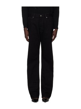 VALENTINO 女士牛仔裤 BDD18T8YN0NO AW2024 黑色 五口袋牛仔裤