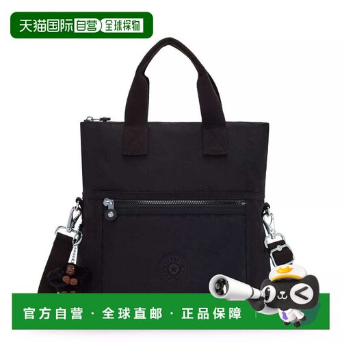 自营Kipling Eleva可转换单肩包。-黑色色调 美国奥莱直发