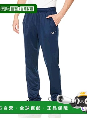 【日本直邮】Mizuno美津浓 男士健身长裤 深蓝色 XL  32MDA190