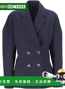 香港直邮GIVENCHY 女士西服 BW30KA15V5457 SS2025 蓝色 GIACCHE