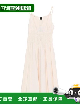 香港直邮PINKO 女士连衣裙 106524A35QC03 CO 米白色 Amie Dress