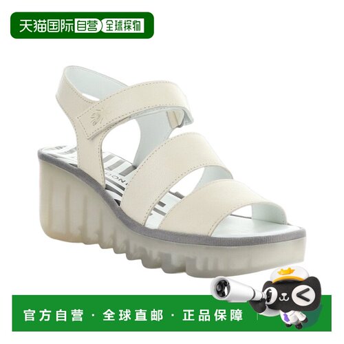 自营FLY London Bexy Leather Sandal - white 美国奥莱直发女鞋