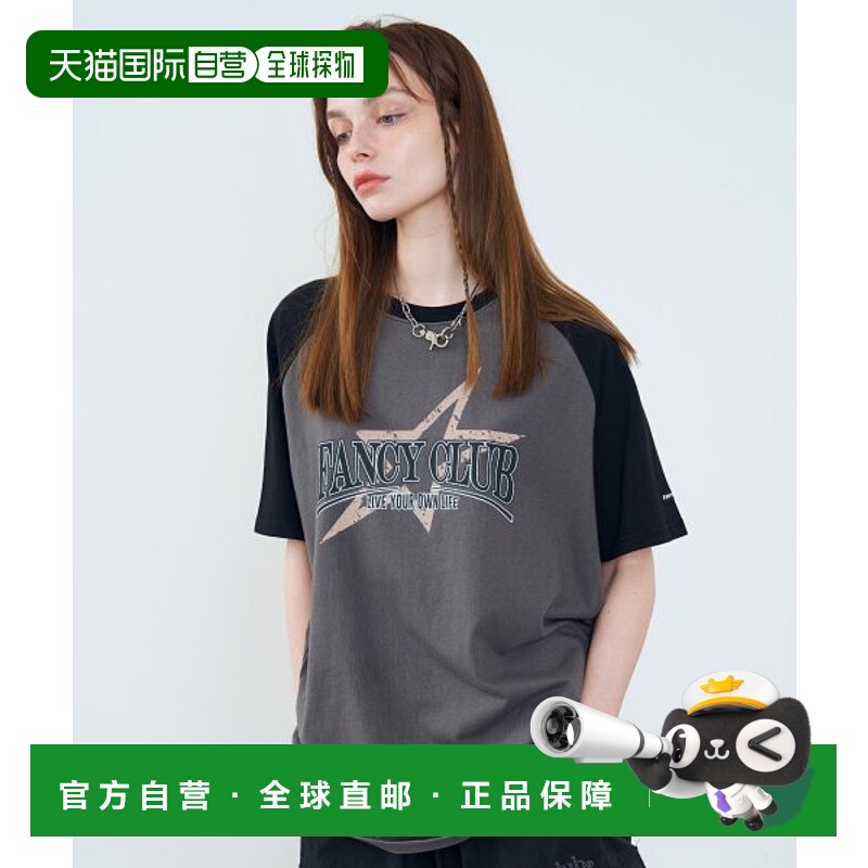 韩国直邮NASTY FANCY CLUB街头辣妹潮牌酷帅休闲时尚新款T恤F23QB