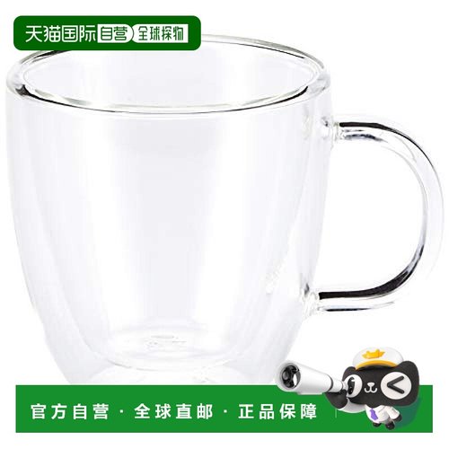 【日本直邮】波顿BISTRO双层马克杯150ml2个套装10602-10微波炉