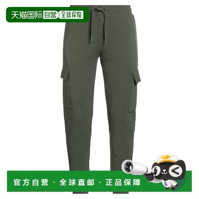 1h可退 香港直邮潮奢 Ea7 男士 运动裤子 green绿色 舒适时尚