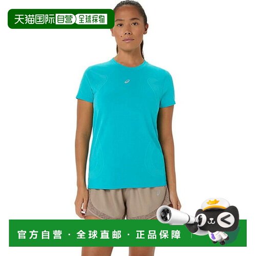 日本直邮ASICS（亚瑟士）（女士）ROAD跑步无缝半袖T恤 2012D292.