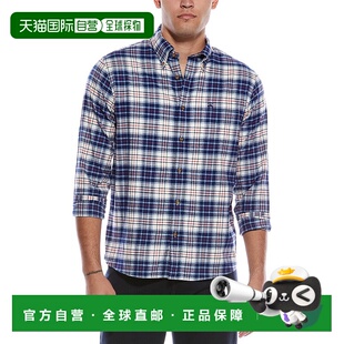 Brothers blue Plaid Shirt 美国奥莱直发 Flannel 自营Brooks