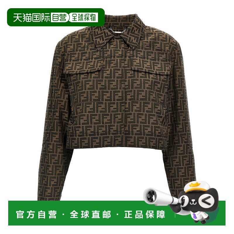 1h可退 香港直邮FENDI 女士西服 FJ7818A5W3F118W-0 CO 黑色 Fend