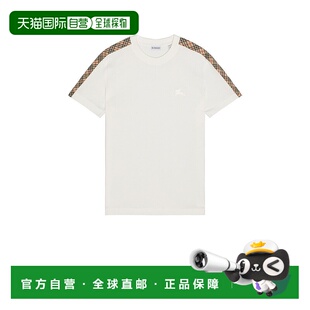 1h可退 香港直邮Burberry 巴宝莉 男士 Tape 格纹T恤 8106246男装