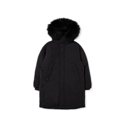 韩国直邮EIDER英同款羽绒服大毛领加厚连帽保暖中长款外套高端流