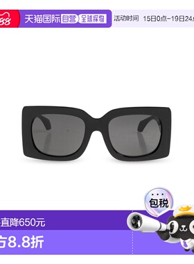 香港直邮VERSACE 女士太阳镜 0VE4496U0GB187 SS2026 黑色 Sungla
