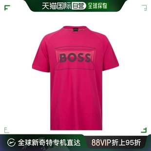 BOSS 波士 男士 50514527 香港直邮潮奢 字母logo短袖 T恤