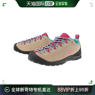 女款 粉红米色 户外徒步休闲运动鞋 日潮跑腿KEEN 1023978 ベ