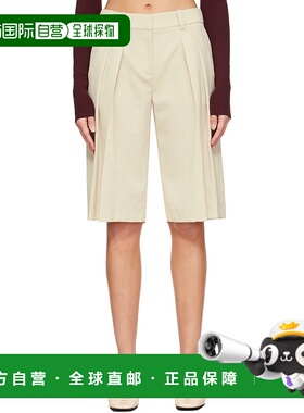 1h可退 香港直邮潮奢 The Frankie Shop 女士 米色 Bilbao Pleate