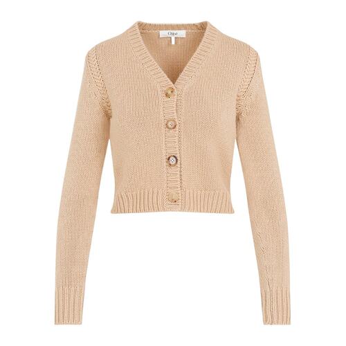 CHLOÉ 女士针织毛衣 C24AMC145206H2 AW2024 花色 长袖开衫