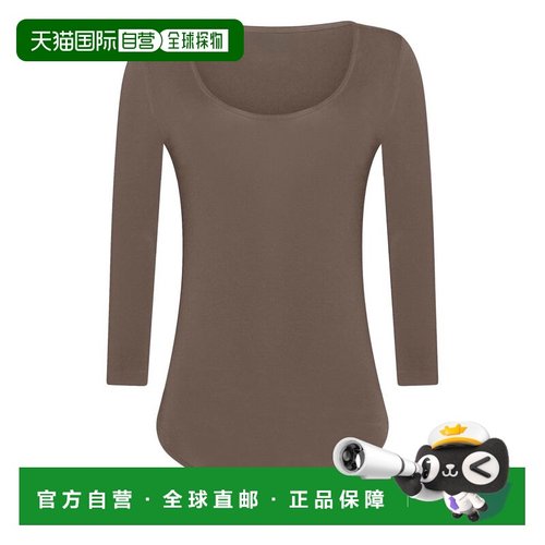1h可退 香港直邮Wolford 女士 棕色上衣 76070 brown棕色 舒适时