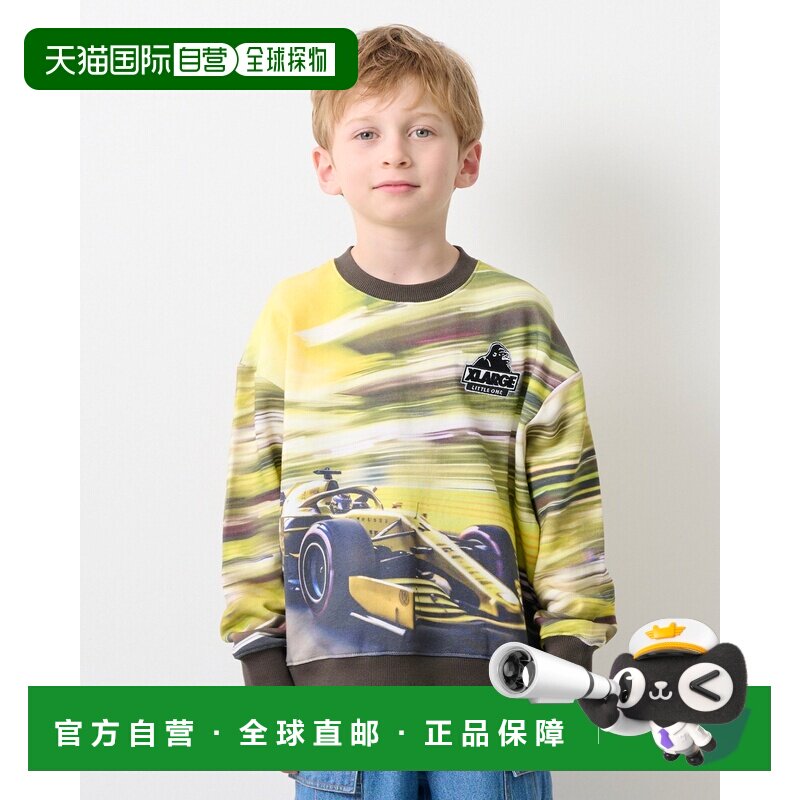 日本直邮XLARGE KIDS 儿童 赛车主题 长袖卫衣 94【付后1h可退】图片