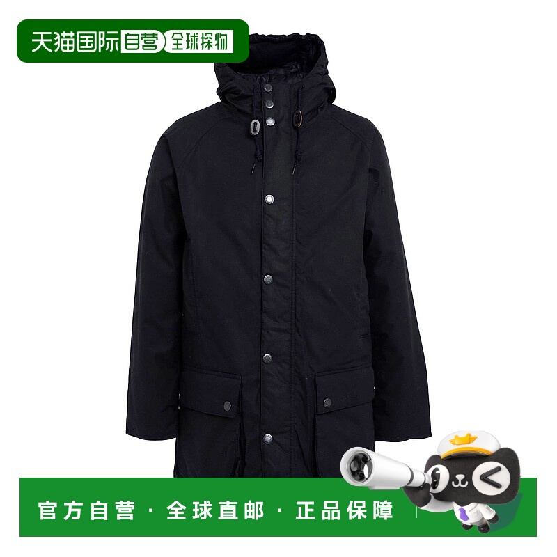 1h可退 香港直邮Barbour 巴伯尔 男士 大衣 blue蓝色 舒适时尚