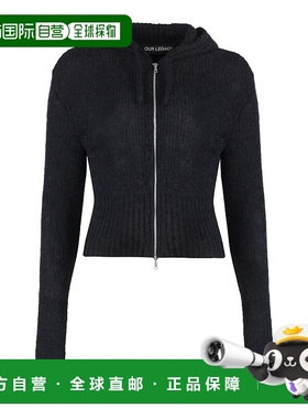 香港直邮OUR LEGACY 女士针织衫 W4243CBBLACKFUZZYALPACA帽衫