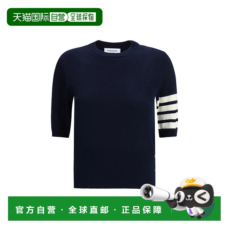 1h可退 香港直邮THOM BROWNE 女士T恤 FKA515AY1029415 SS2026 蓝