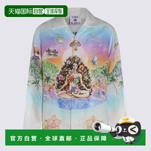 1h可退 香港直邮Casablanca 男士 红色衬衫 MSS26SH00605