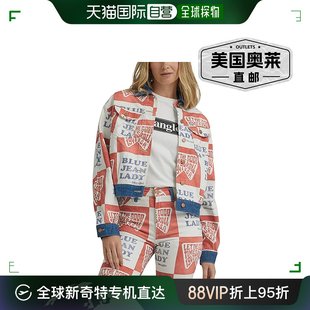 美国奥莱 Wrangler 休闲西部夹克 蓝色 直发