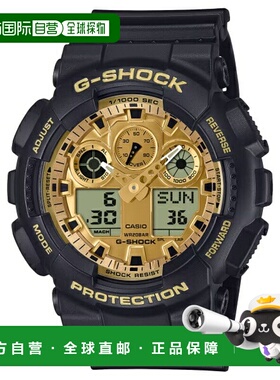 日本直邮卡西欧G-SHOCK黑金系列20ATM防水防震男表GA-100GGB-1A9J