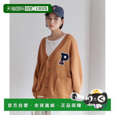 1h可退 日本直邮BEVERLY HILLS POLO CLUB 女士 宽松P标徽章针织