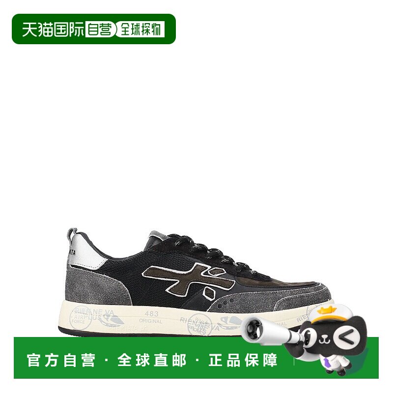 1h可退 香港直邮潮奢 premiata 男士 NOUS 网纱绒面革运动鞋 NOUS