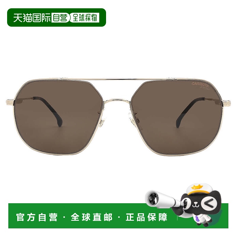 自营Carrera Brown Pilot Unisex Sunglasses CARRERA 1035/GS 0J