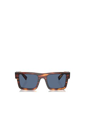 PRADA 男士眼镜 PR19WS17R06A CO 蓝色 徽标太阳镜