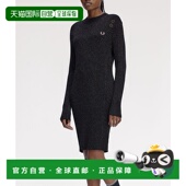 金属质感针织连衣裙 1h可退 女装 紧身剪裁 日本直邮FRED PERRY