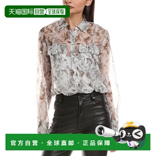 Sonica bone Sheer Shirt 美国奥莱直发 自营rag white