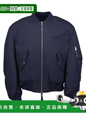 香港直邮GIVENCHY 男士夹克 BM01CQ164Z410 AW2025 蓝色 Twisted