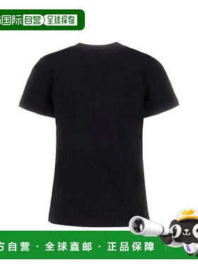 1h可退 香港直邮潮奢 Moschino 莫斯奇诺 女士 黑色棉质T恤 252D0