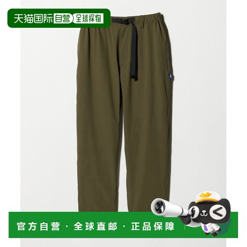 日本直邮NICE WEATHER 男女同款 波纹腰带收脚休闲裤 92146000034